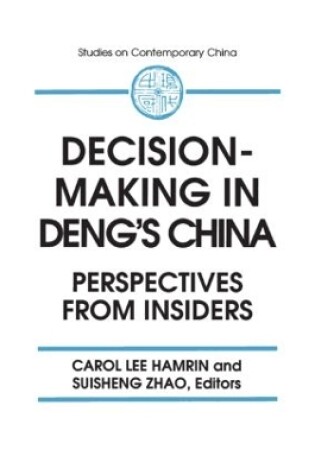 Cover of Decision-making in Deng's China