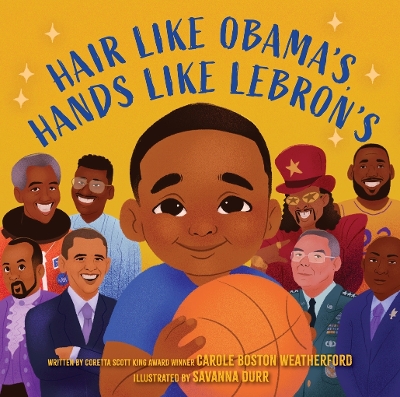Book cover for Hair Like Obama's, Hands Like Lebron's