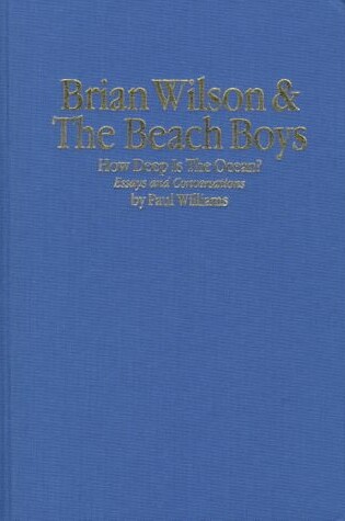 Cover of Brian Wilson & the Beach Boys - How Deep is the Ocean?