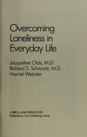 Book cover for Overcoming Loneliness in Everyday Life