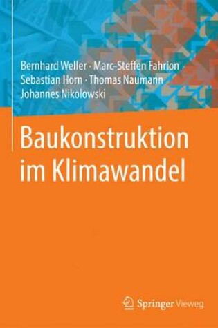 Cover of Baukonstruktion Im Klimawandel