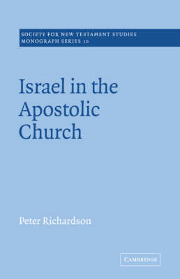 Cover of Israel in the Apostolic Church