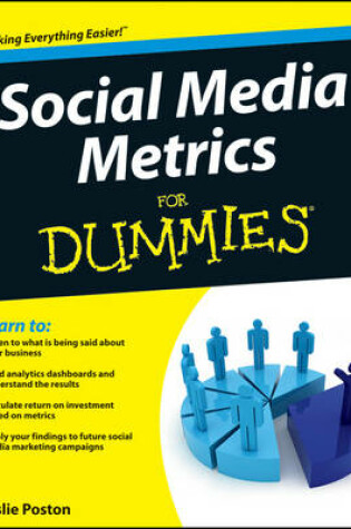 Cover of Social Media Metrics For Dummies