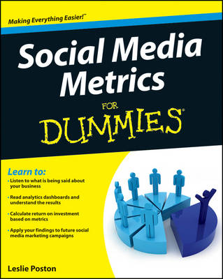 Book cover for Social Media Metrics For Dummies