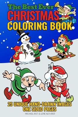 Book cover for The Best Ever Christmas Coloring Book