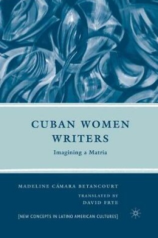 Cover of Cuban Women Writers