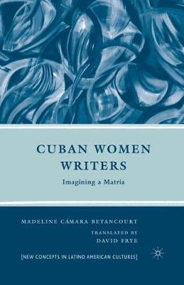 Cover of Cuban Women Writers