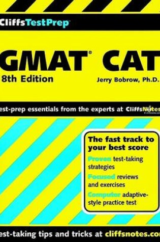 Cover of Cliffstestprep GMAT Cat (Computer-Adaptive Graduate Management Admission Test)