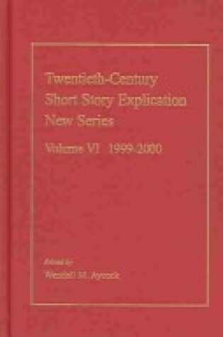 Cover of Twentieth-Century Short Story