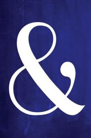 Cover of Chalkboard Journal - Ampersand (Blue)