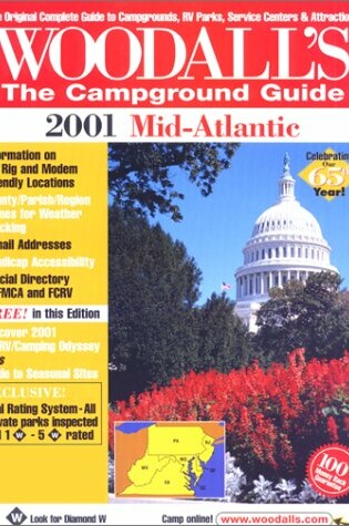 Cover of Woodall's Mid-Atlantic Camping Guide, 2001