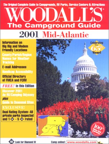 Book cover for Woodall's Mid-Atlantic Camping Guide, 2001