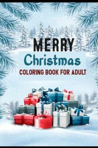 Cover of Merry christmas coloring book for adult