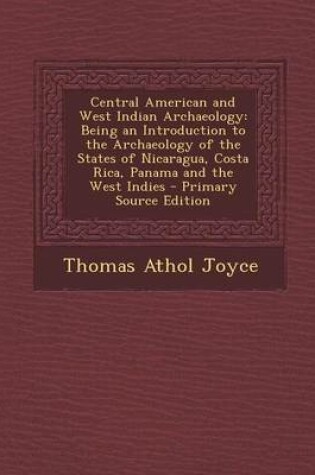 Cover of Central American and West Indian Archaeology