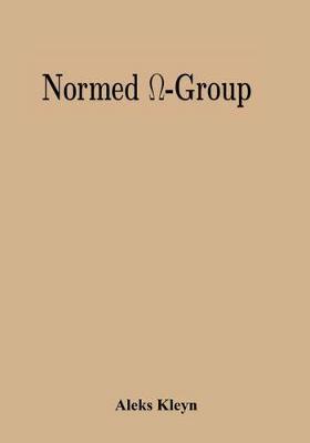 Book cover for Normed Ω-Group