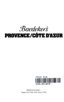 Book cover for Baedeker's Provence/Cote D'Azur