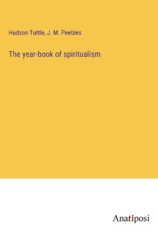 Cover of The year-book of spiritualism