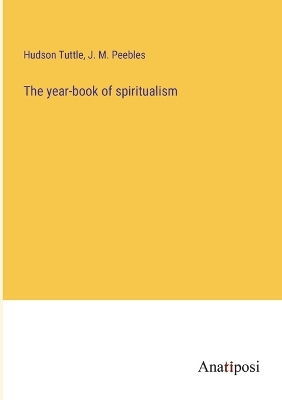 Book cover for The year-book of spiritualism