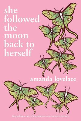 Book cover for she followed the moon back to herself