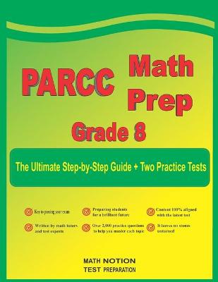 Book cover for PARCC Math Prep Grade 8