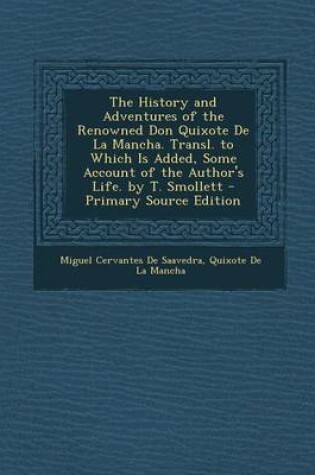 Cover of The History and Adventures of the Renowned Don Quixote, Translated from the Spanish, Now Comprised in One Large Volume, Octavo