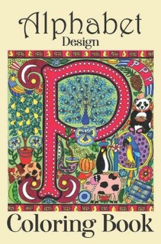 Cover of Alphabet Design Coloring Book
