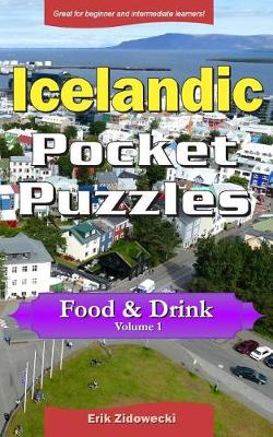 Book cover for Icelandic Pocket Puzzles - Food & Drink - Volume 1