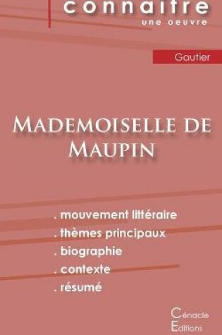 Cover of Fiche de lecture Mademoiselle de Maupin de Theophile Gautier (Analyse litteraire de reference et resume complet)