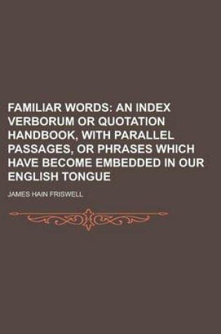 Cover of Familiar Words