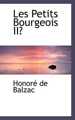 Book cover for Les Petits Bourgeois II