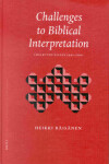 Book cover for Challenges to Biblical Interpretation