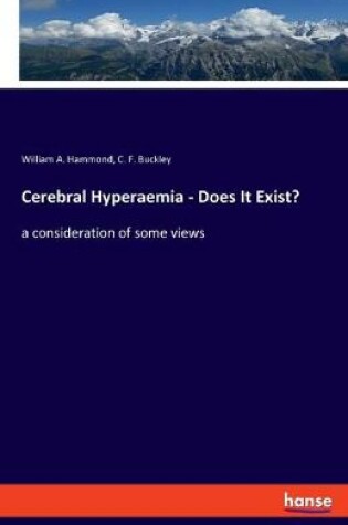 Cover of Cerebral Hyperaemia - Does It Exist?