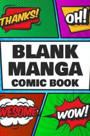 Cover of Blank Manga Comic Book