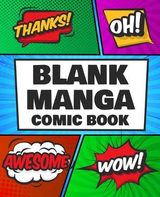 Book cover for Blank Manga Comic Book