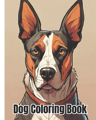 Book cover for Dog Coloring Book For Kids