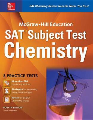 Book cover for McGraw-Hill Education SAT Subject Test Chemistry 4th Ed.