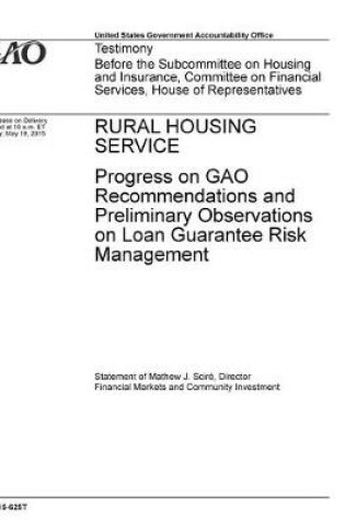 Cover of Rural Housing Service