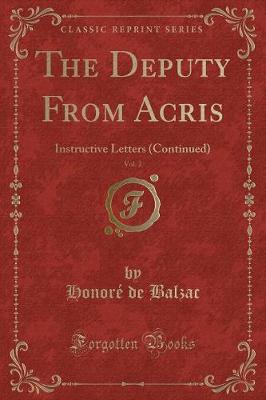 Book cover for The Deputy from Acris, Vol. 2