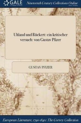 Cover of Uhland Und Ruckert