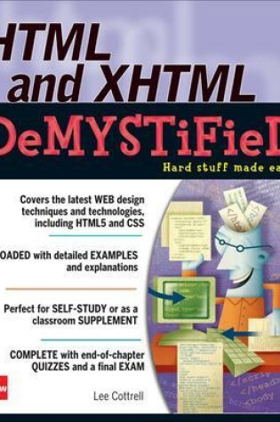 Cover of HTML & XHTML DeMYSTiFieD