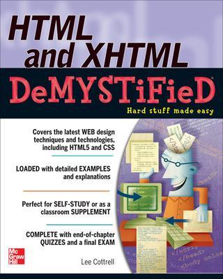 Book cover for HTML & XHTML DeMYSTiFieD