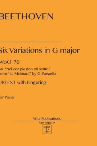 Cover of Beethoven Six Variations in G major