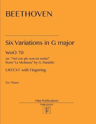 Book cover for Beethoven Six Variations in G major
