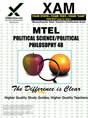 Cover of MTEL Political Science/Political Philosophy 48 Teacher Certification Test Prep Study Guide