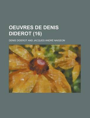 Book cover for Oeuvres de Denis Diderot (16)