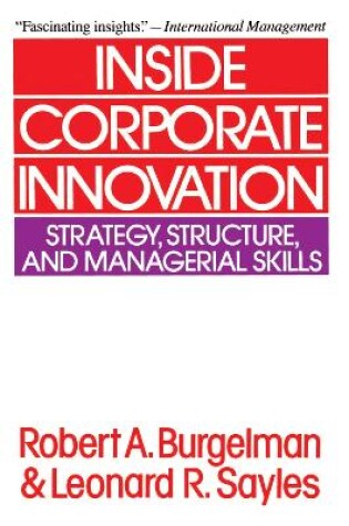 Cover of Inside Corporate Innovation