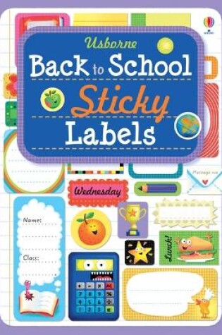 Cover of Back to School Sticky Labels