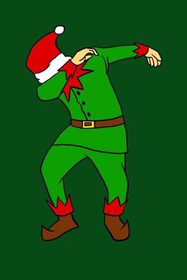 Book cover for Dabbing Elf With Santa Hat Dab