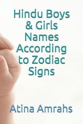 Book cover for Hindu Boys & Girls Names According to Zodiac Signs