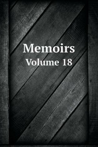 Cover of Memoirs Volume 18